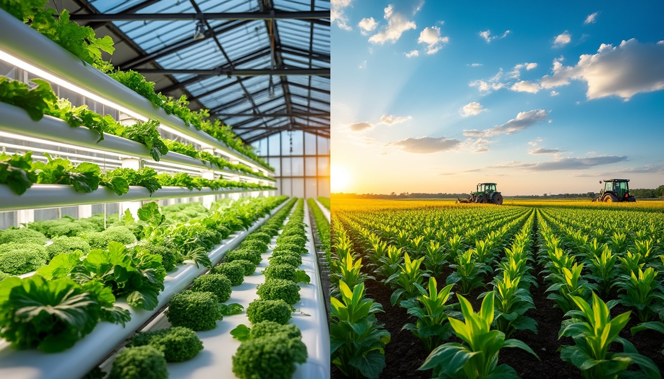 découvrez les différences clés entre l'hydroponie et la culture traditionnelle dans notre article comparatif. quelles sont les méthodes les plus efficaces pour cultiver vos plantes ? plongez dans les avantages et inconvénients de chaque technique et choisissez la meilleure option pour vos besoins en jardinage.