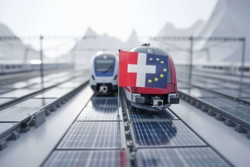 Vers un réseau ferroviaire solaire européen