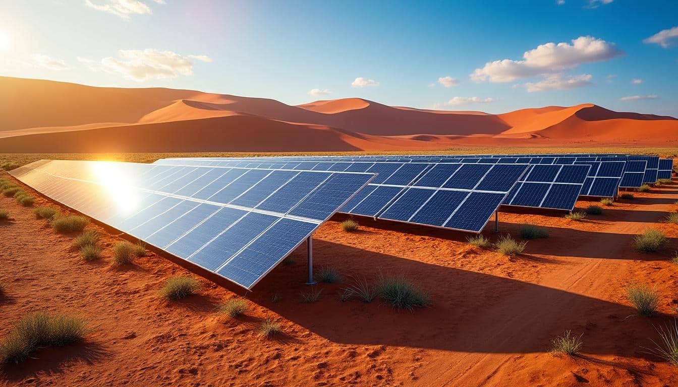 la namibie lance un appel d’offres ambitieux pour développer un projet solaire de 120 mw, visant à renforcer son infrastructure énergétique durable et stimuler l’investissement dans les énergies renouvelables.