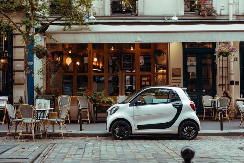 Rouler loin avec une Smart Fortwo