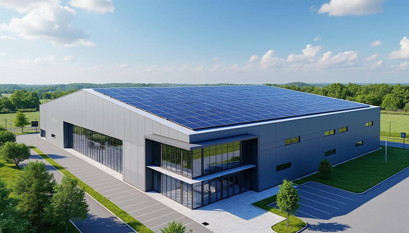 sunrock réalise une installation pionnière de toiture solaire pour panattoni en france, innovant dans le secteur des énergies renouvelables et contribuant à un futur durable.